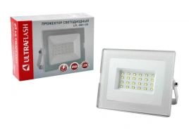 Прожектор светодиодный Ultraflash LFL-3001 CO1, 30 Вт, 6500K (140x105x35мм)