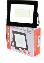 Прожектор светодиодный Ultraflash LFL-3001 30 Вт, 6500K (105x92x21мм)