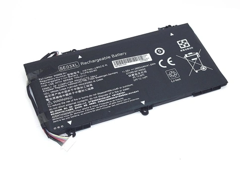 Аккумулятор для ноутбука HP Pavilion 14 (SE03-3S1P) 11.55V 41.5Wh черная фото 1