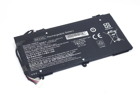 Аккумулятор для ноутбука HP Pavilion 14 (SE03-3S1P) 11.55V 41.5Wh черная фото 2
