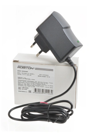 Блок питания ROBITON IR5-500S 5V-0.5A без штекера фото 1