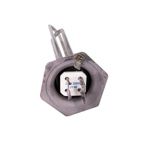 ТЭН радиаторный 2000W (800+1200), черн, D42, клеммы под разъём, G1 1/4
